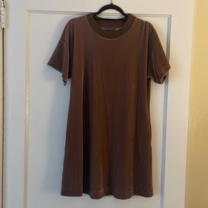 Laju brown velvet dress size small